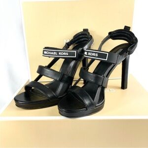 Michael Kors Black Demi sandals size 9